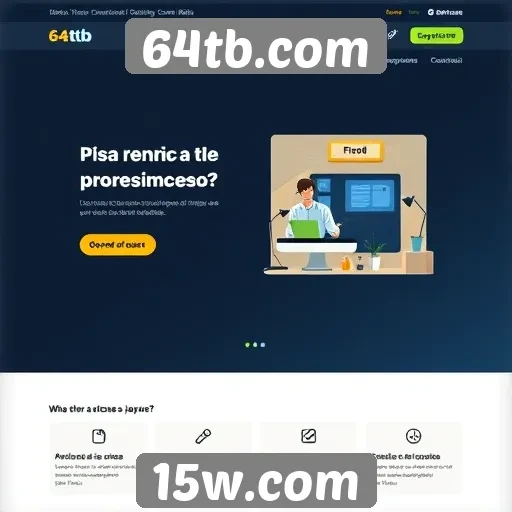 Novo design do site 64tb.com melhora a experiência do usuário